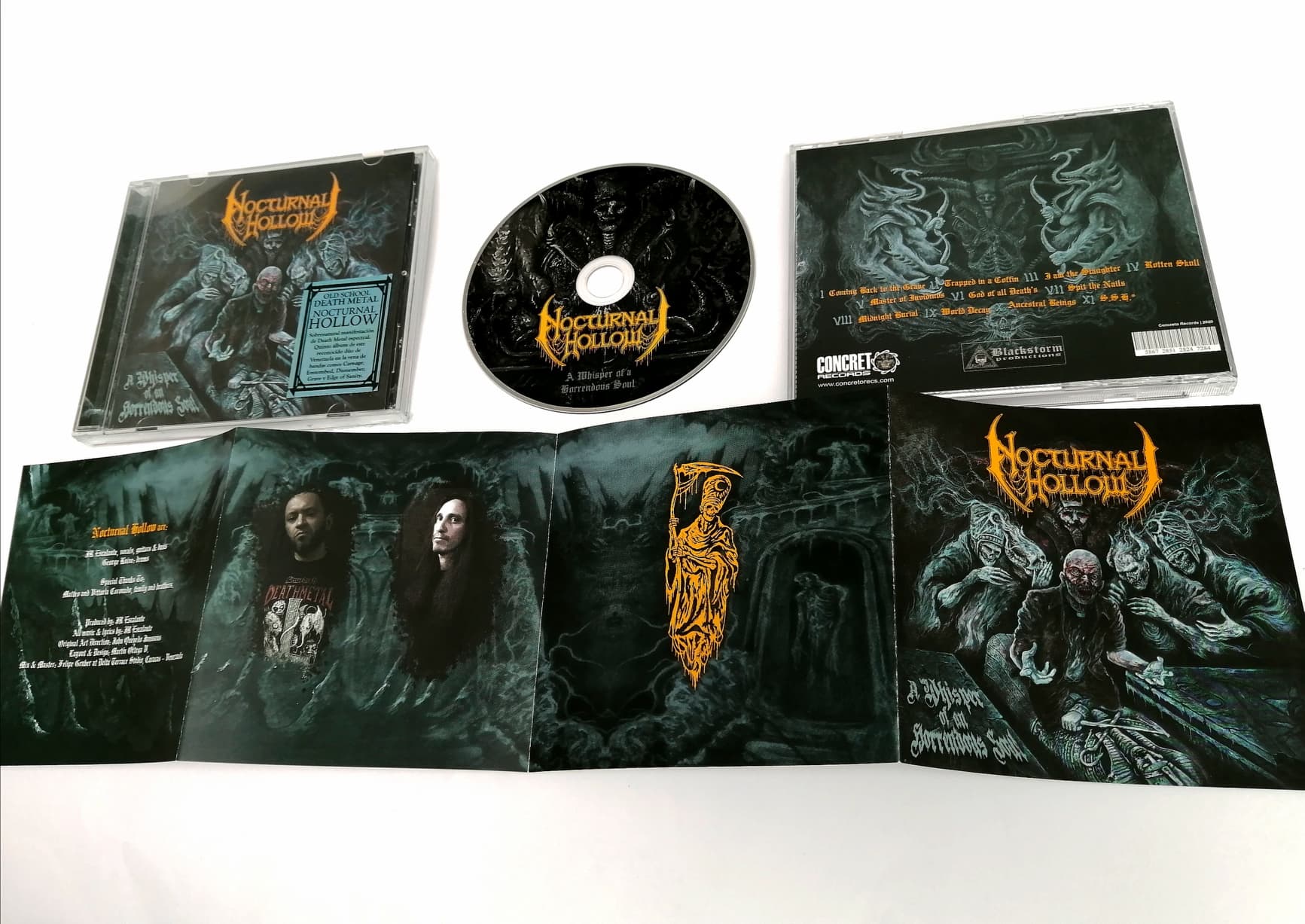 CD NOCTURNAL HOLLOW A Whisper  Of An Horrendous Soul