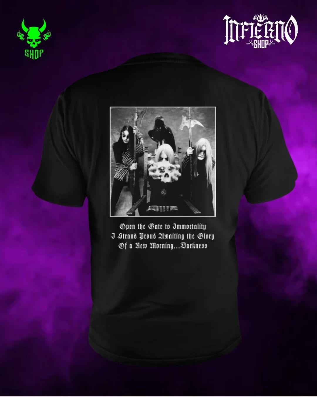 Playera Manga Corta Satyricon - Nemesis Divina XL