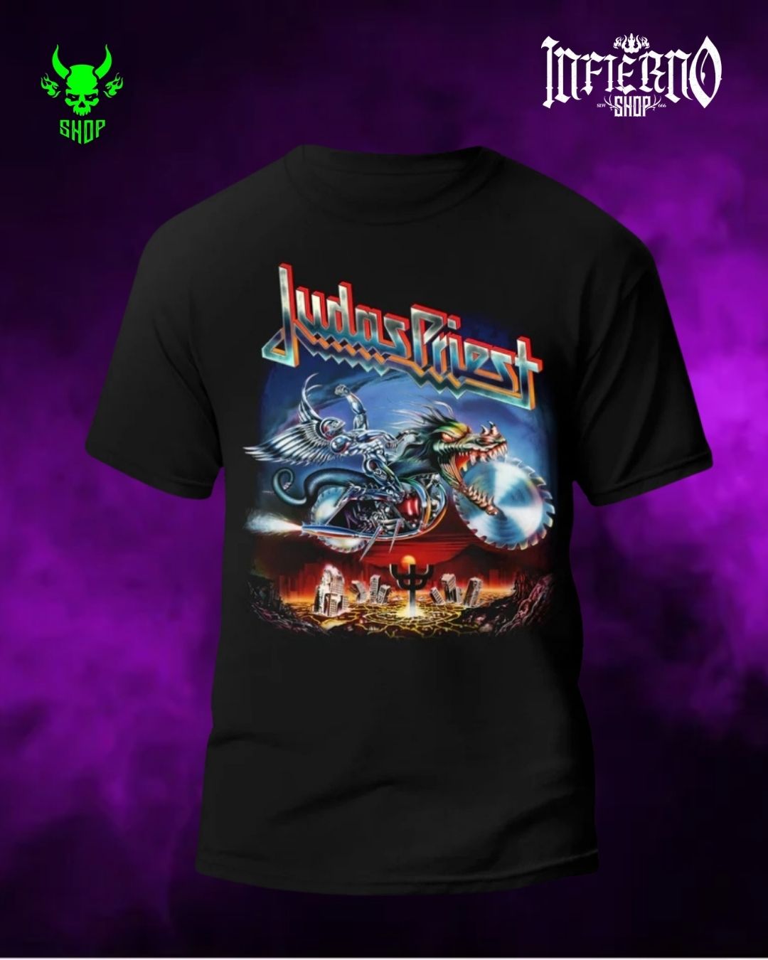 Playera Manga Corta Judas Priest - PainKiller Talla S