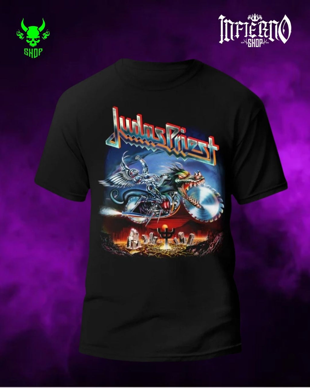 Playera Manga Corta Judas Priest - PainKiller Talla M