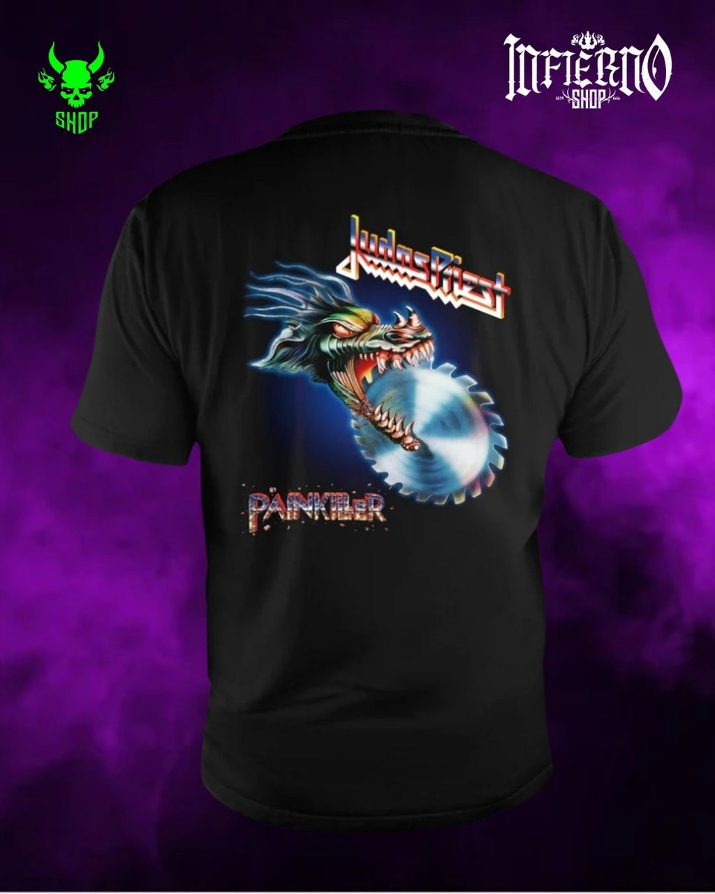 Playera Manga Corta Judas Priest - PainKiller Talla M