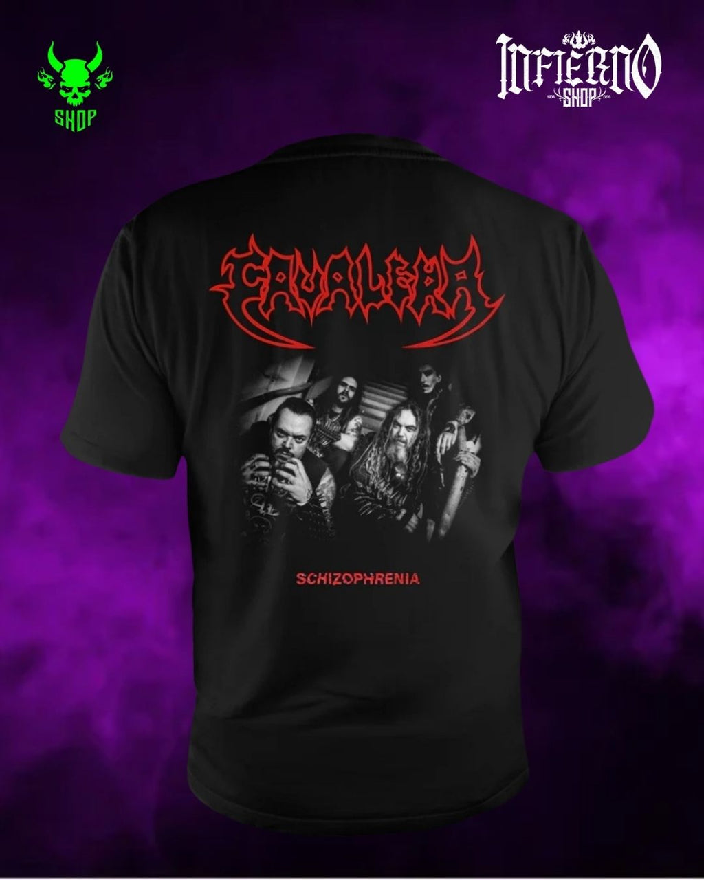 Playera Manga Corta Cavalera - Schizophrenia Talla M