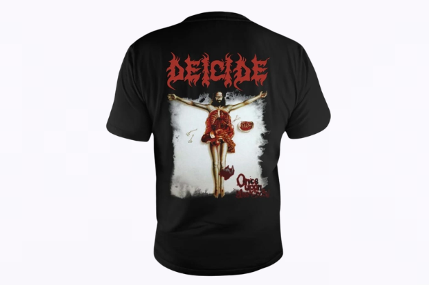 Playera Manga Corta DEICIDE Once Upon the Cross M