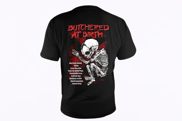 Playera Manga Corta CANNIBAL CORPSE Butchered At Birth Talla M