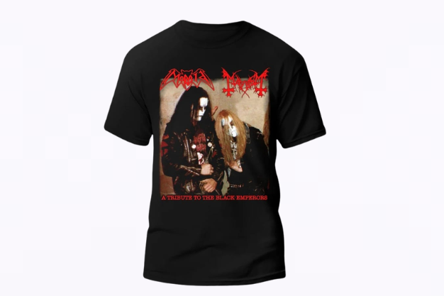 Playera Manga Corta MORBID-MAYHEM  A Tribute To The Black Emperors  Talla L