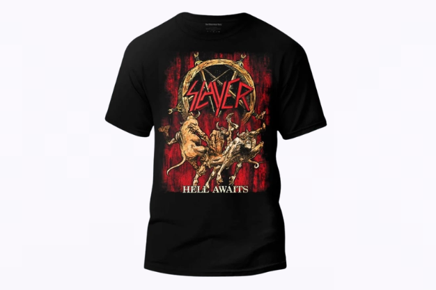 Playera Manga Corta SLAYER Hell Awaits Talla XL
