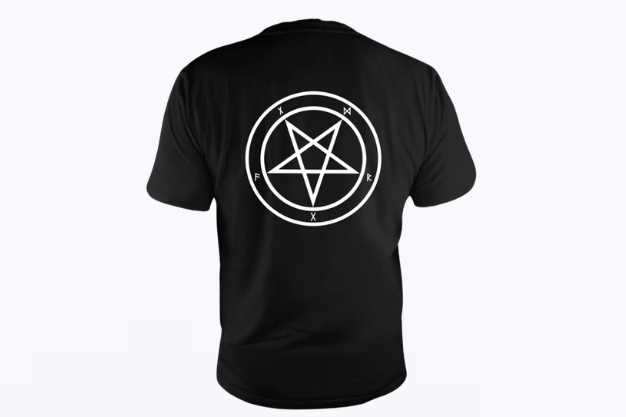 Playera Manga Corta SATANIC WAR MASTER  Strength And Honour Talla L