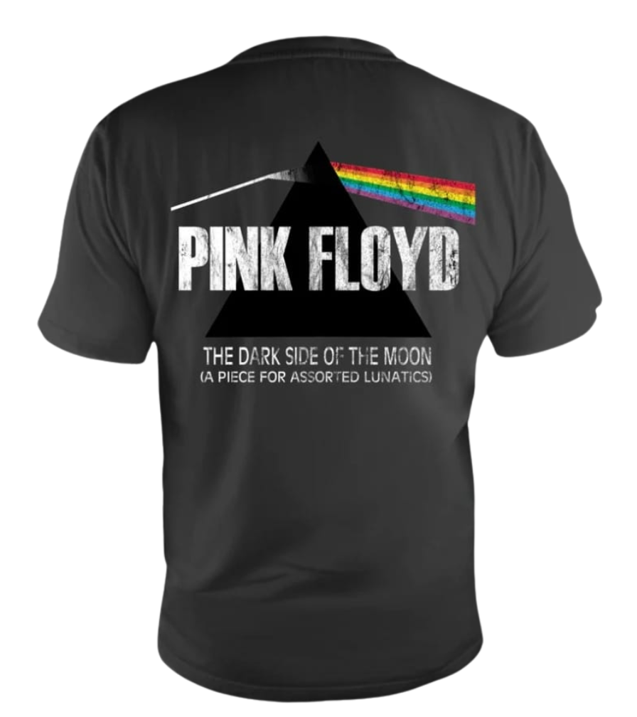 Playera Manga PINK FLOYD Dark Side Of The Moon Color Talla M