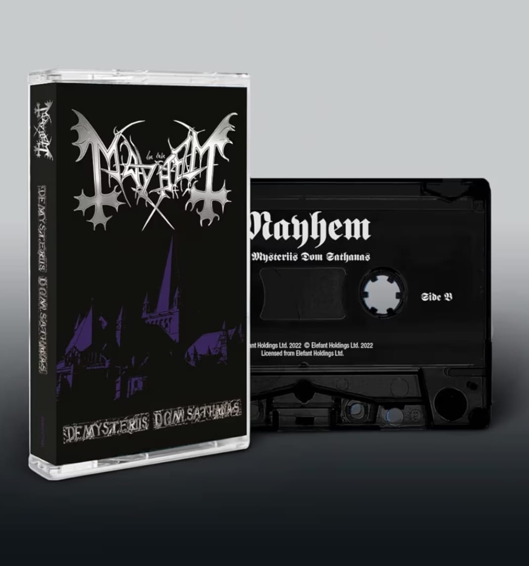 Cassette MAYHEM De Mysteries Dom Sathanas