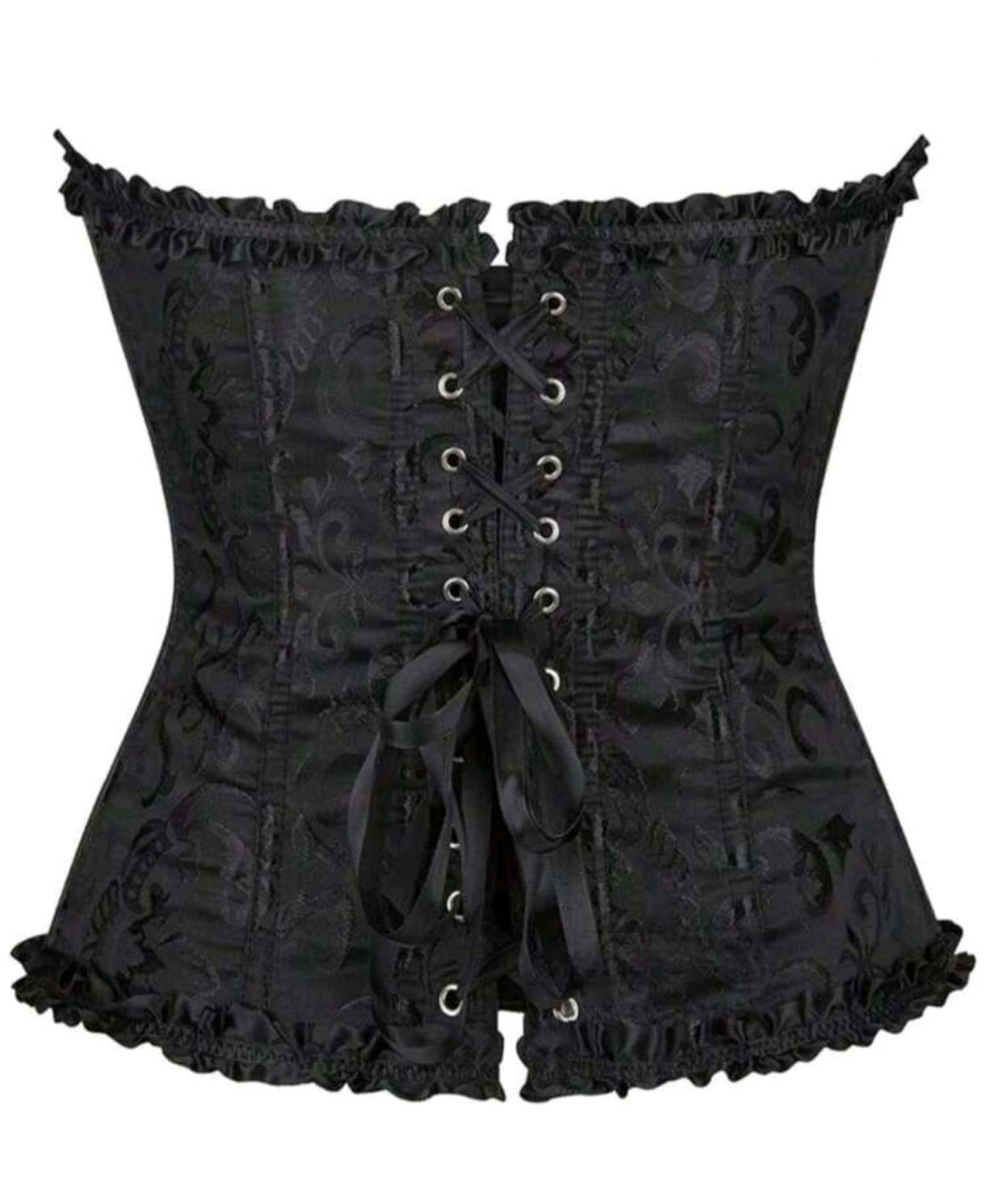 Corsè Negro Talla Mediana