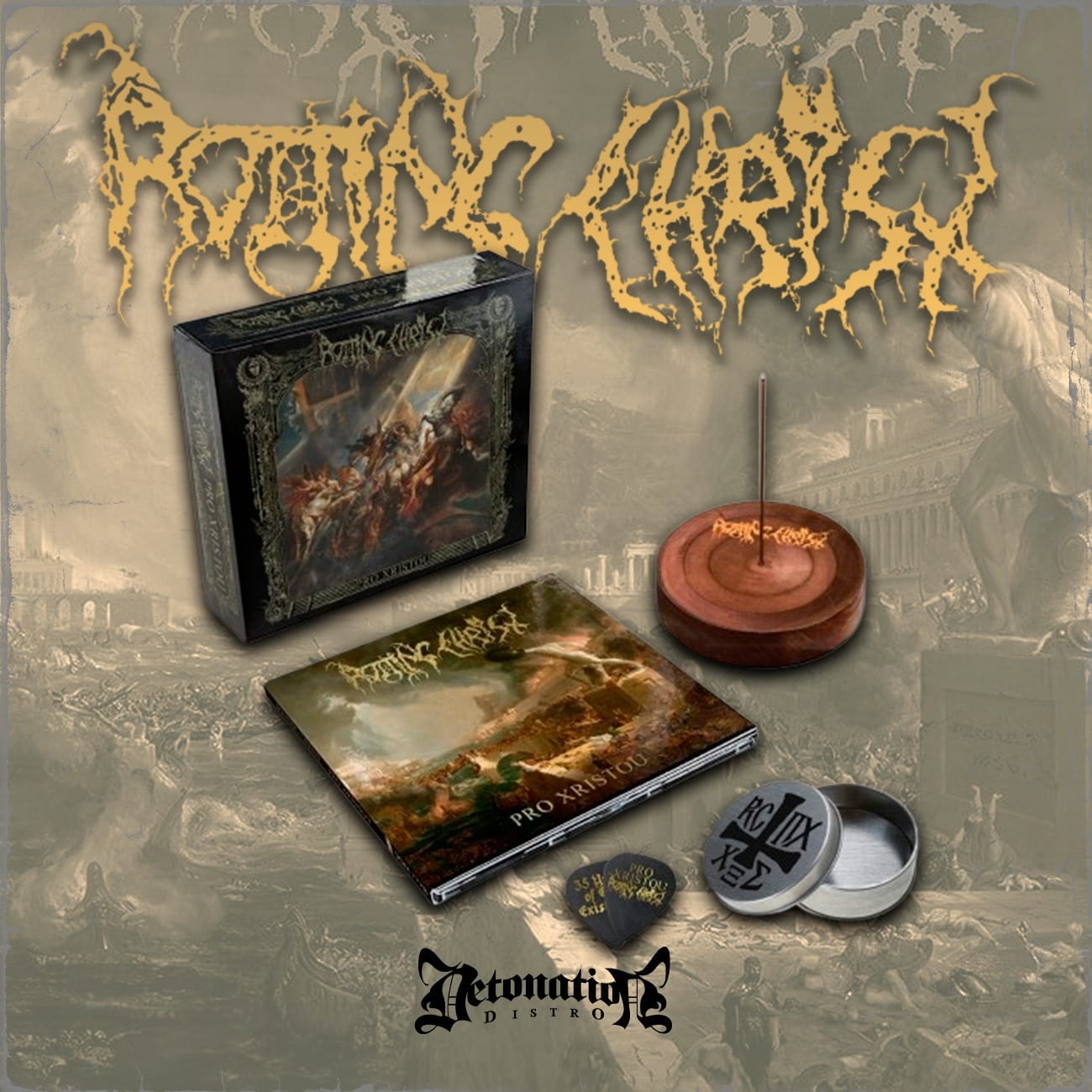 CD Box Set Edicion Limitada ROTTING CHRIST Pro Xristou